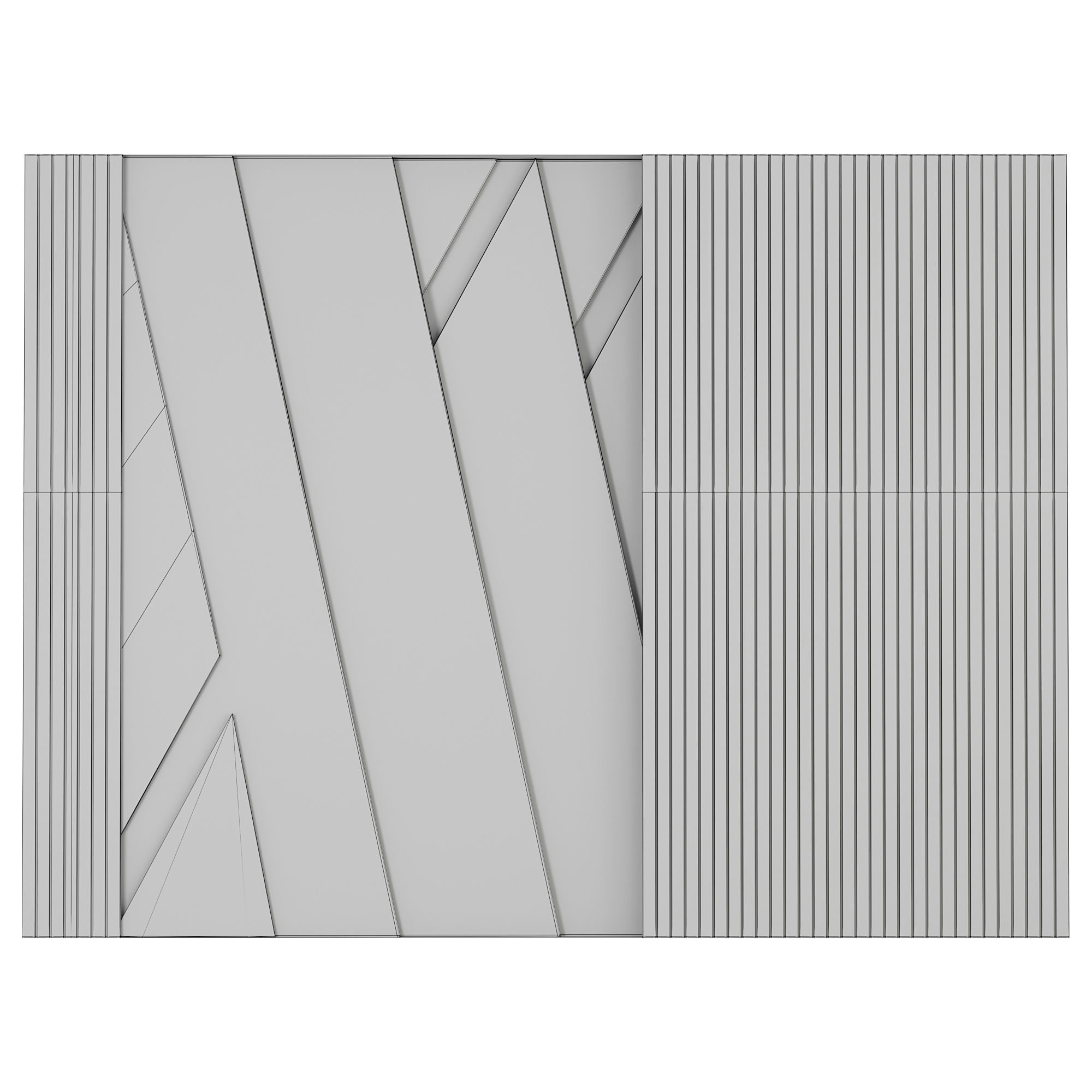 Wall panels 002 3D model_4