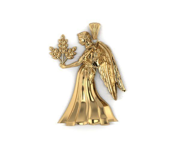GEMINI PEANDANT  3D print model_1