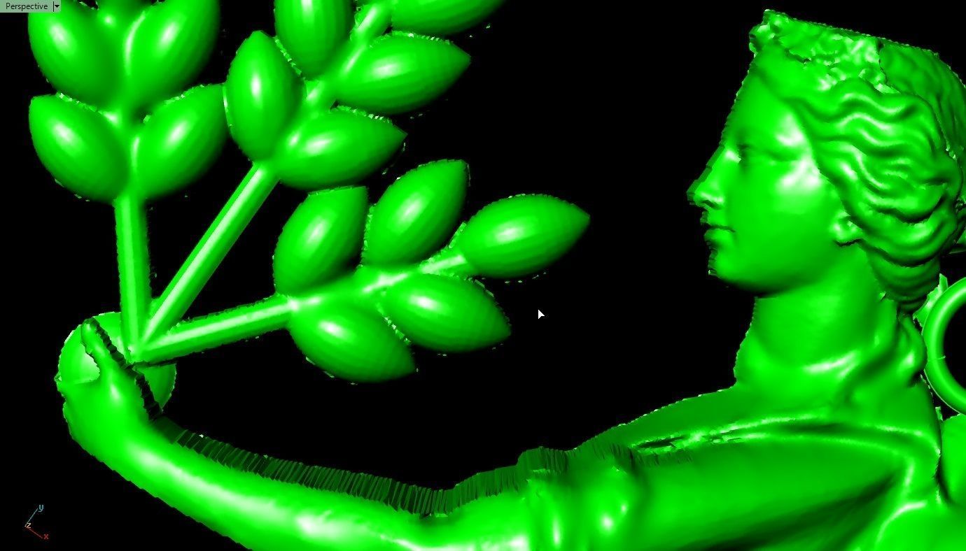 GEMINI PEANDANT  3D print model_3