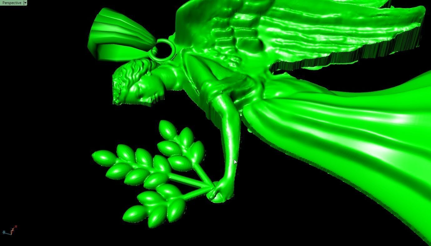 GEMINI PEANDANT  3D print model_6