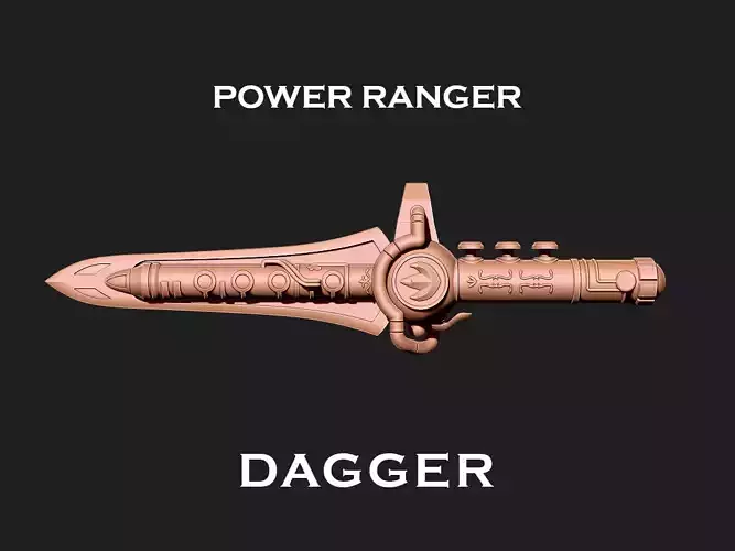 Power rangers - Dragon dagger  3D print model