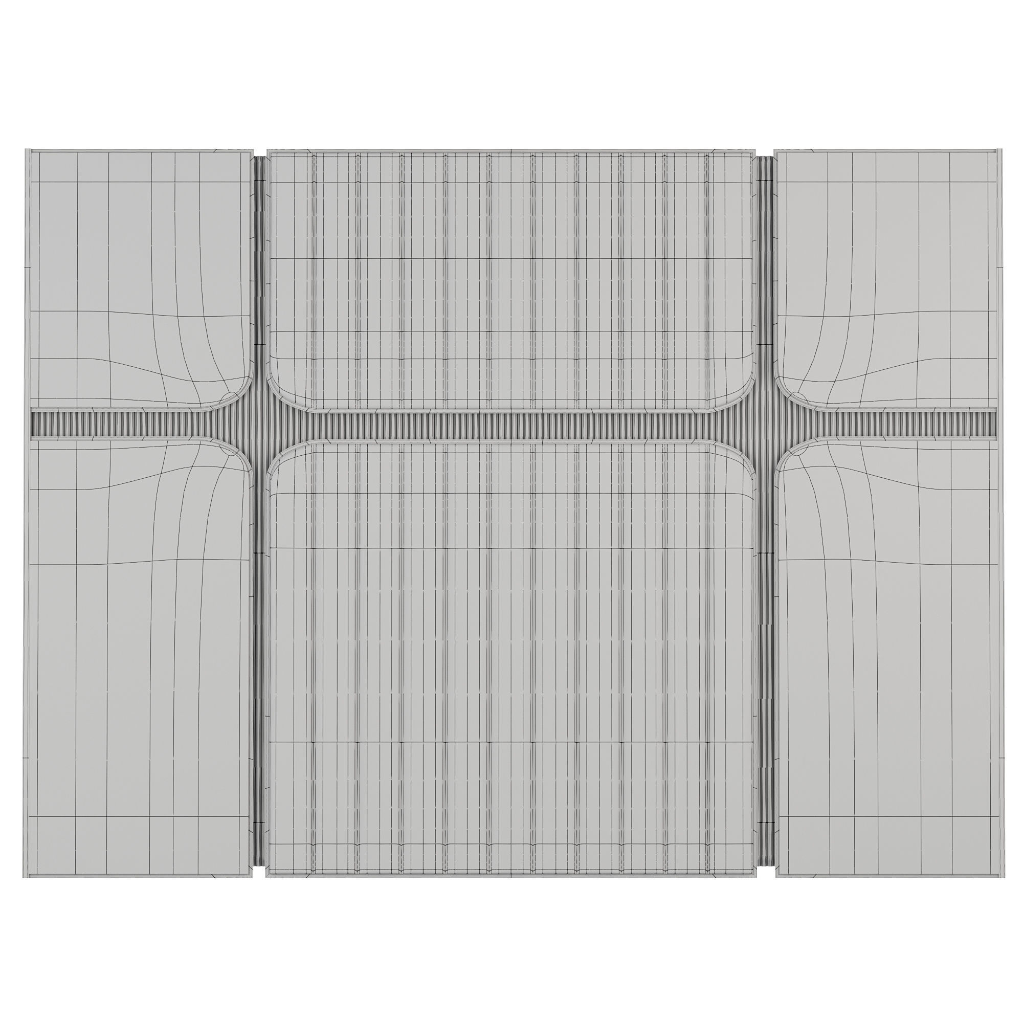 Wall panels 003 3D model_4