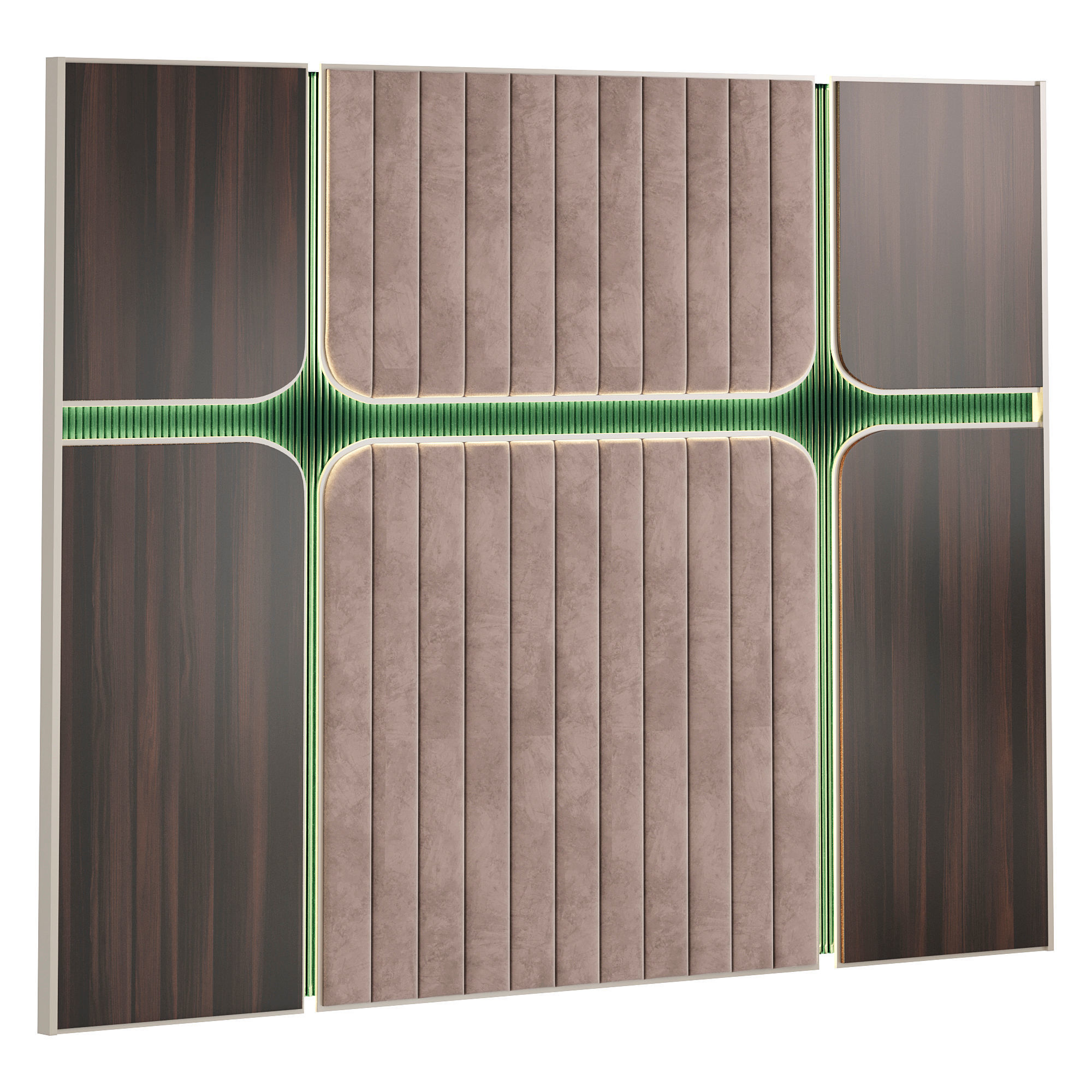 Wall panels 003 3D model_1