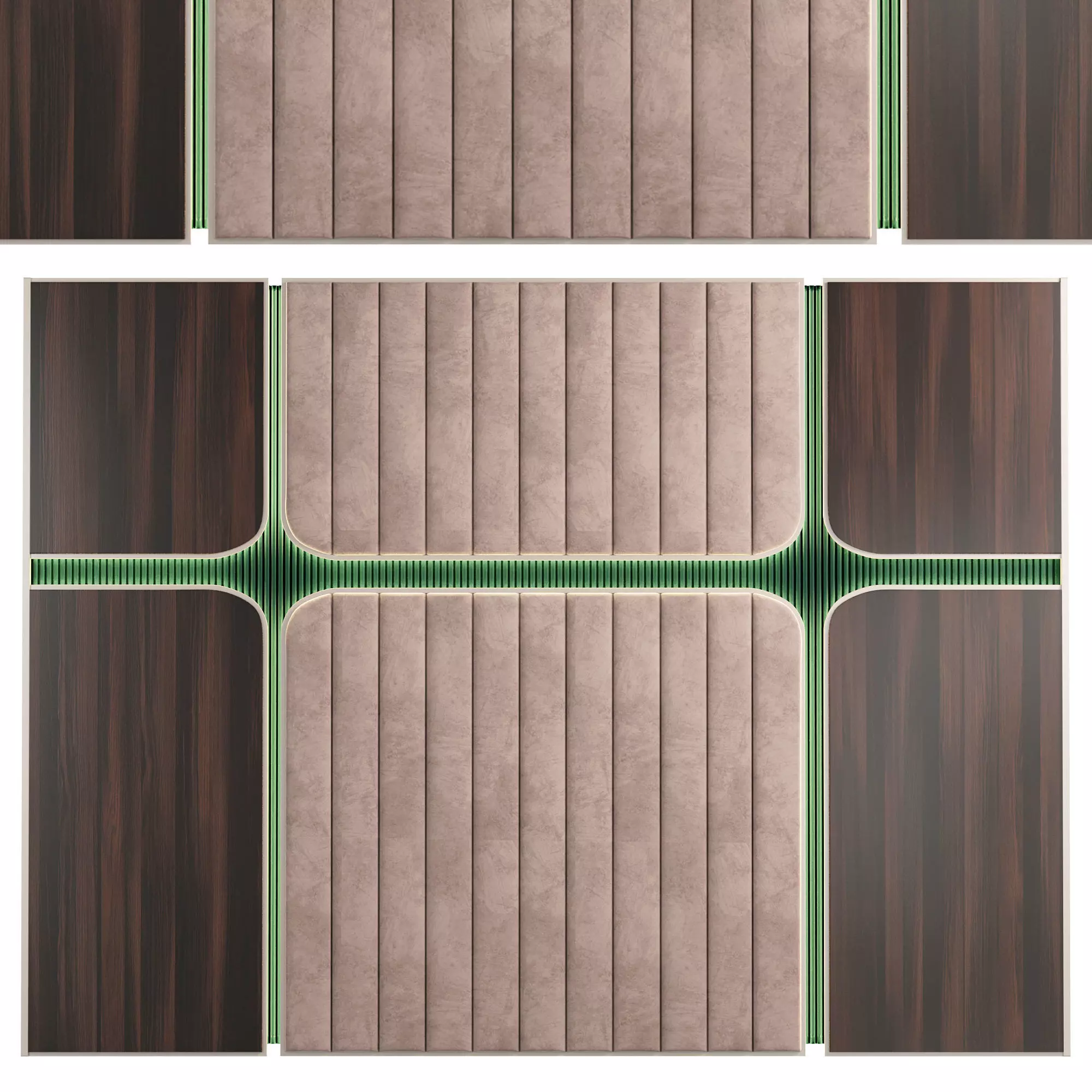 Wall panels 003 3D model_0