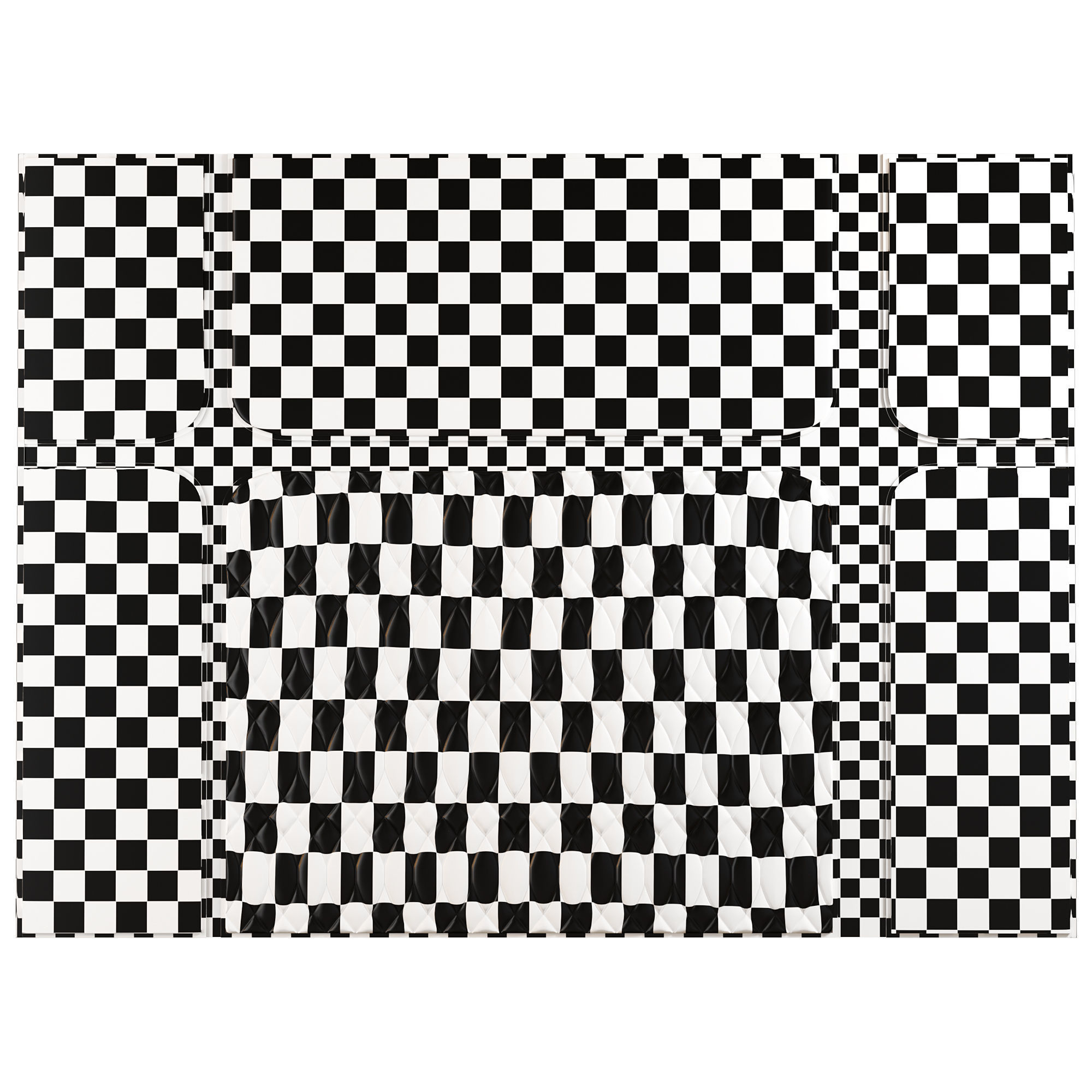 Wall panels 011 3D model_4