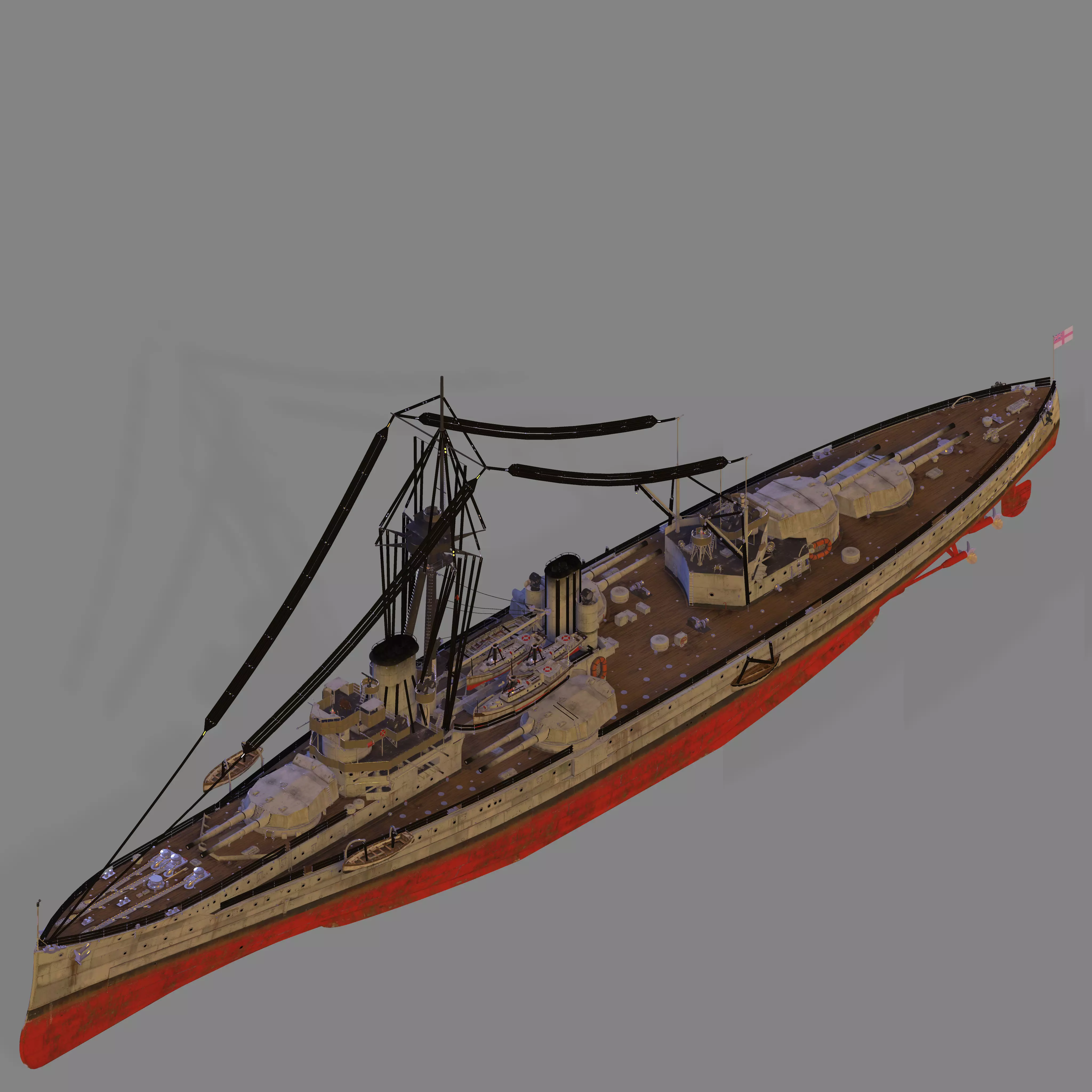HMS Colossus 3D model_0