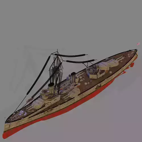 HMS Colossus 3D model