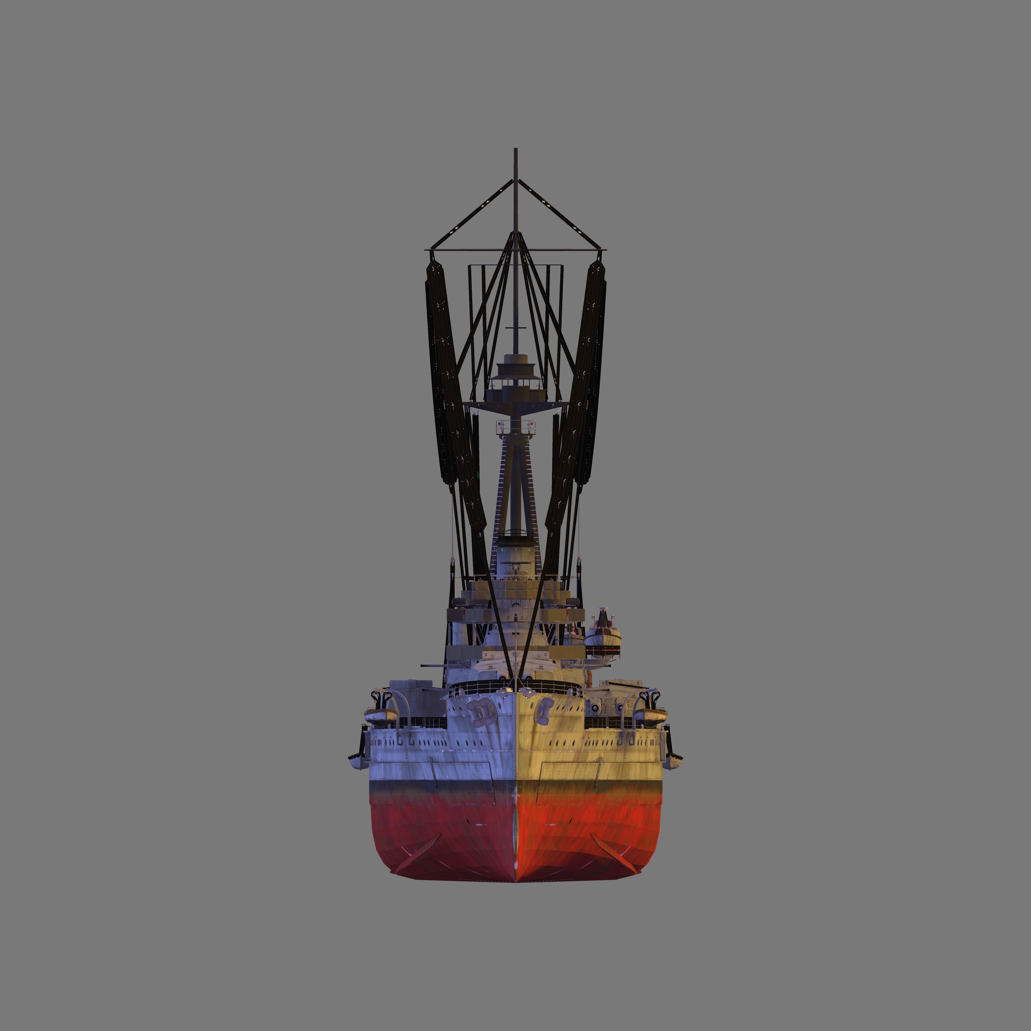 HMS Colossus 3D model_3