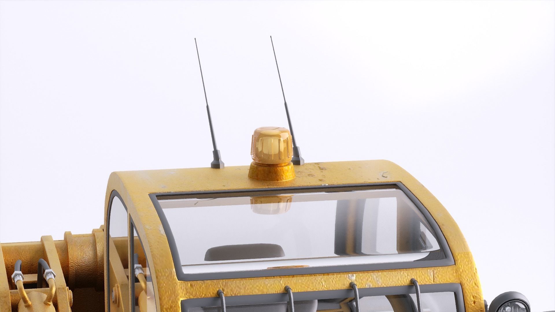 Photorealistic Telehandler 3D Model - Elevate Your Designs 3D model_33