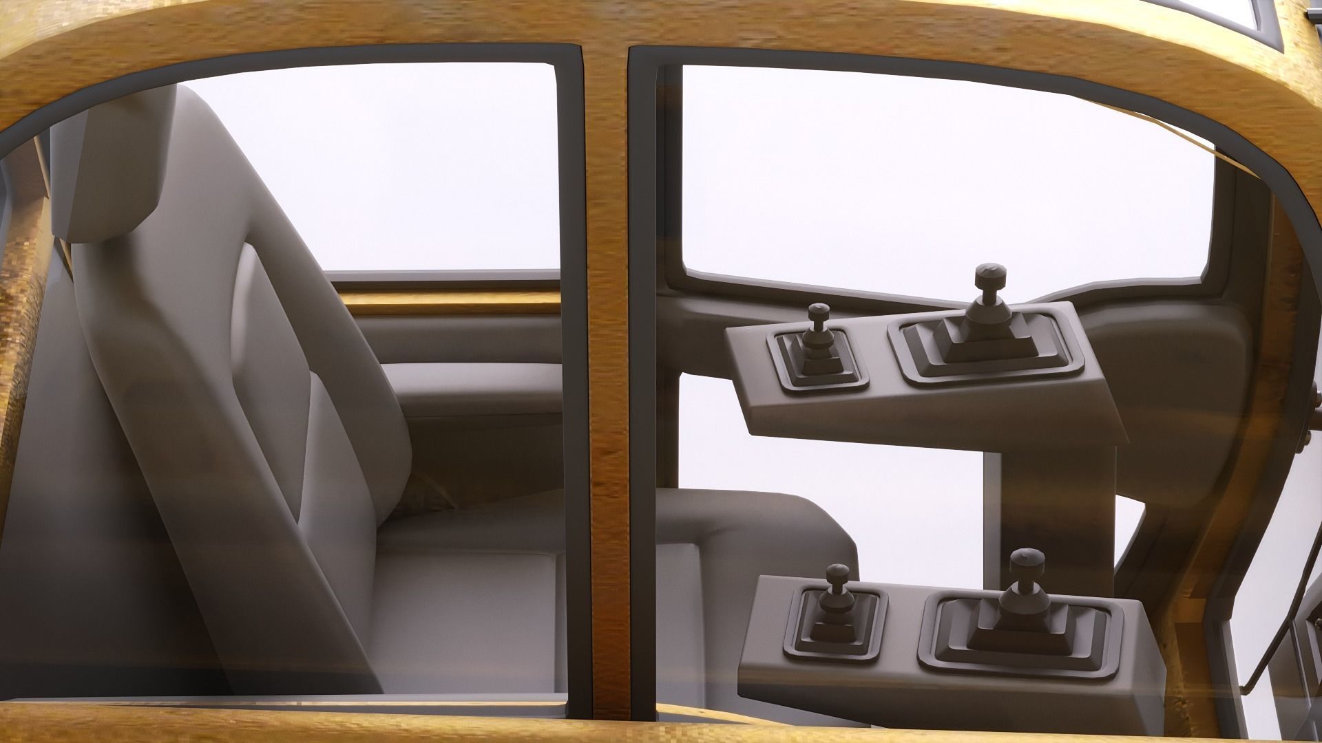 Photorealistic Telehandler 3D Model - Elevate Your Designs 3D model_31