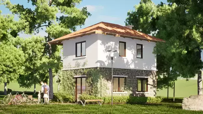 006Small house 2floors 36m2