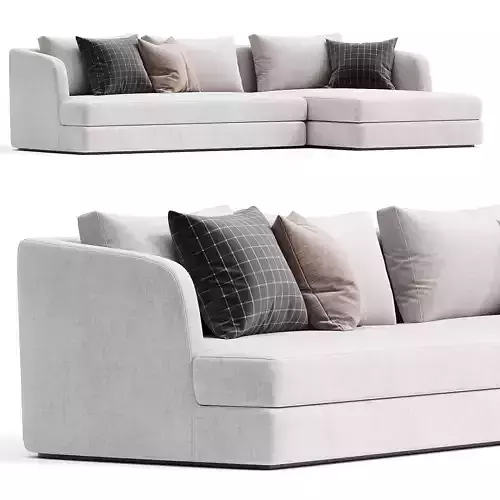 BARRET By Flexform sofa 3d model