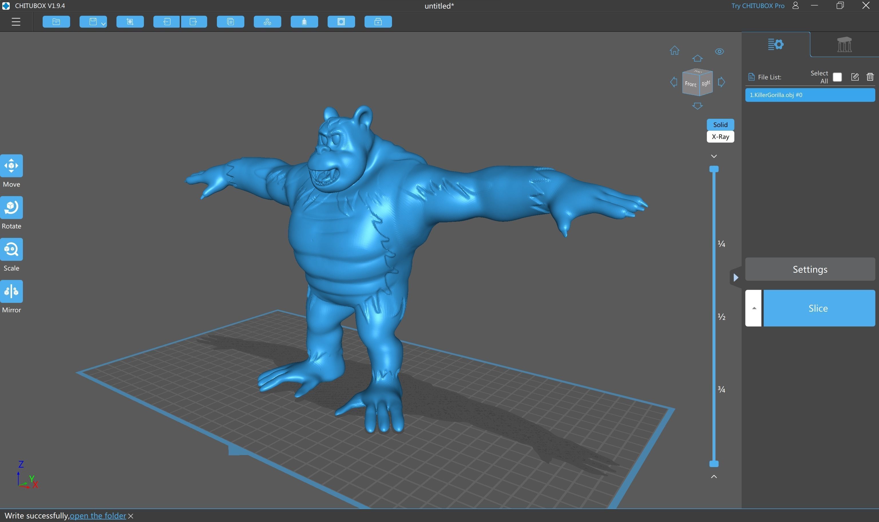 Killer Gorilla 3D Model from Classic Book Super Mouse Low-poly 3D model_4