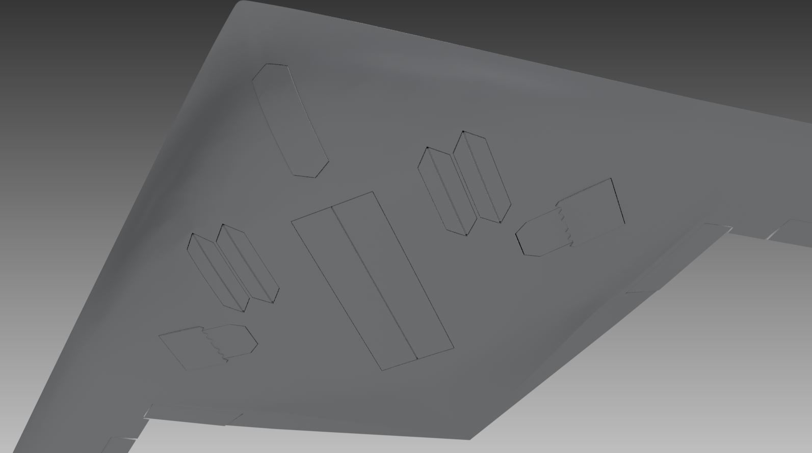 B21 Raider scale moel 3D print model_8