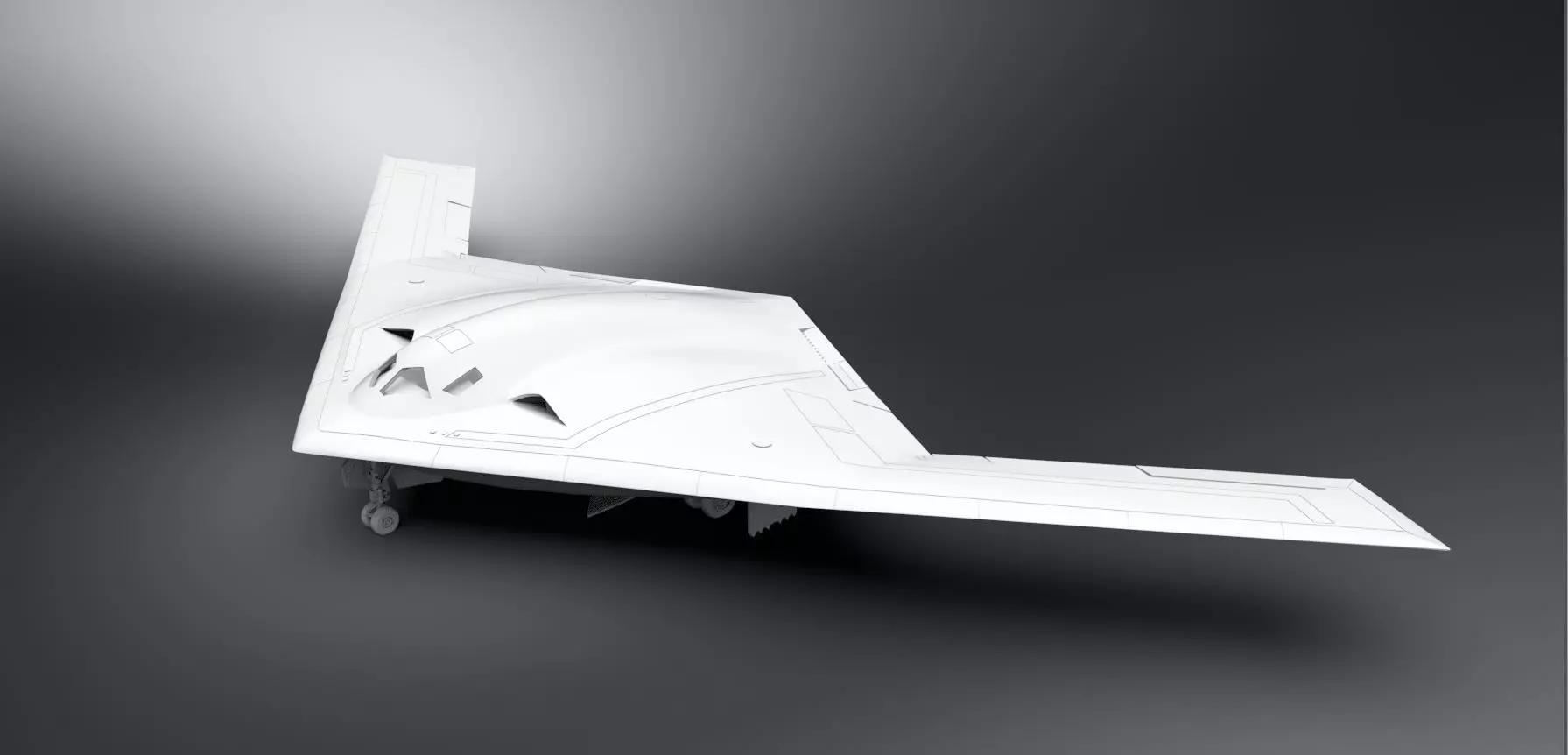 B21 Raider scale moel 3D print model_0