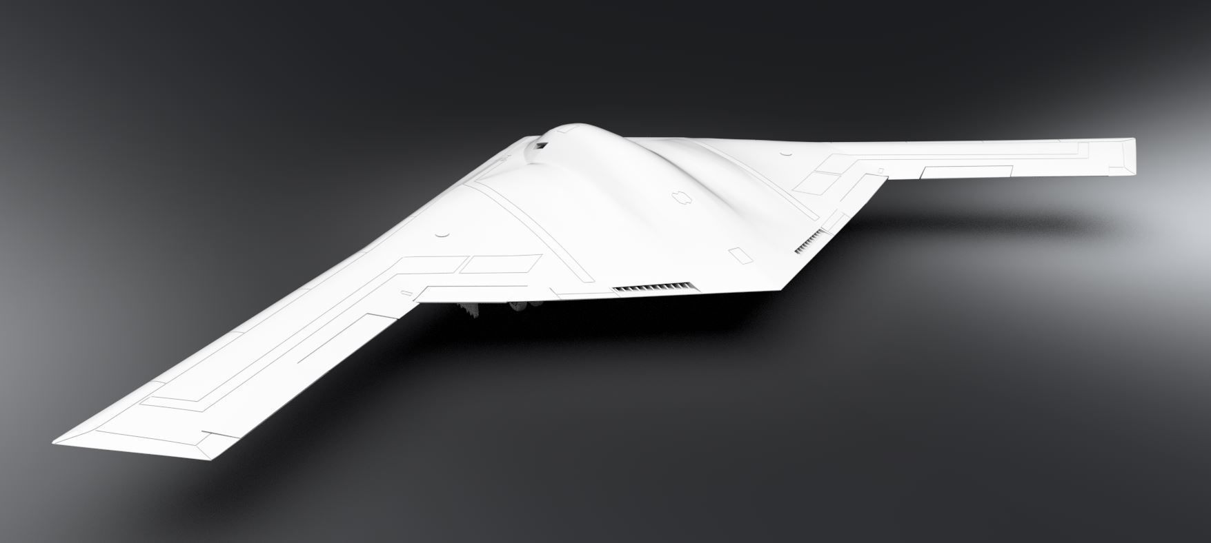 B21 Raider scale moel 3D print model_2