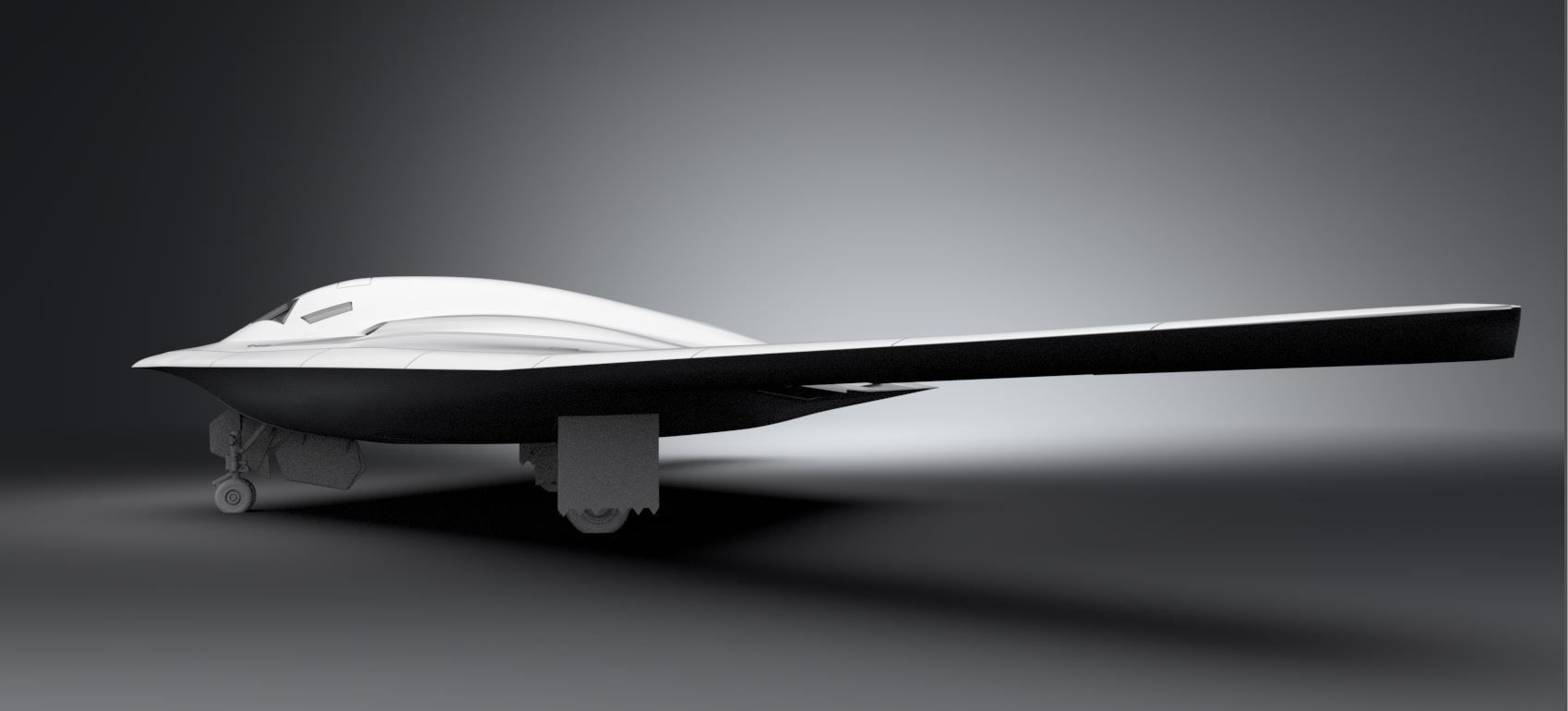 B21 Raider scale moel 3D print model_1