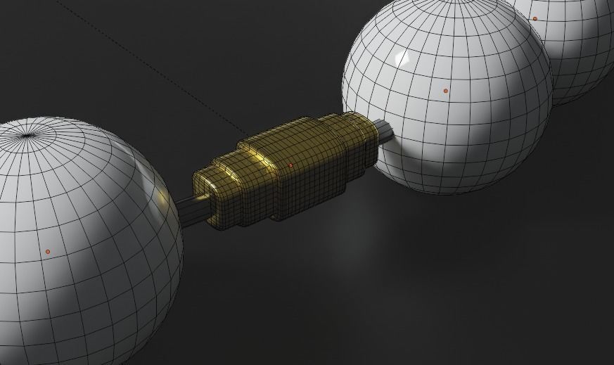 Pearl Bracelet  Low-poly 3D model_3