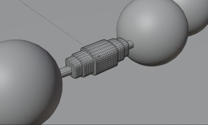 Pearl Bracelet  Low-poly 3D model_4