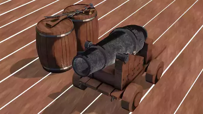 Free Pirate extra models Pack Free 3D model