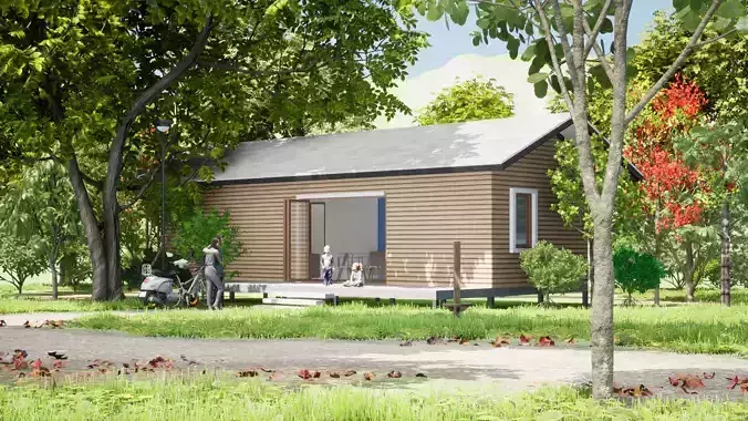 008Small house 1floor48m2