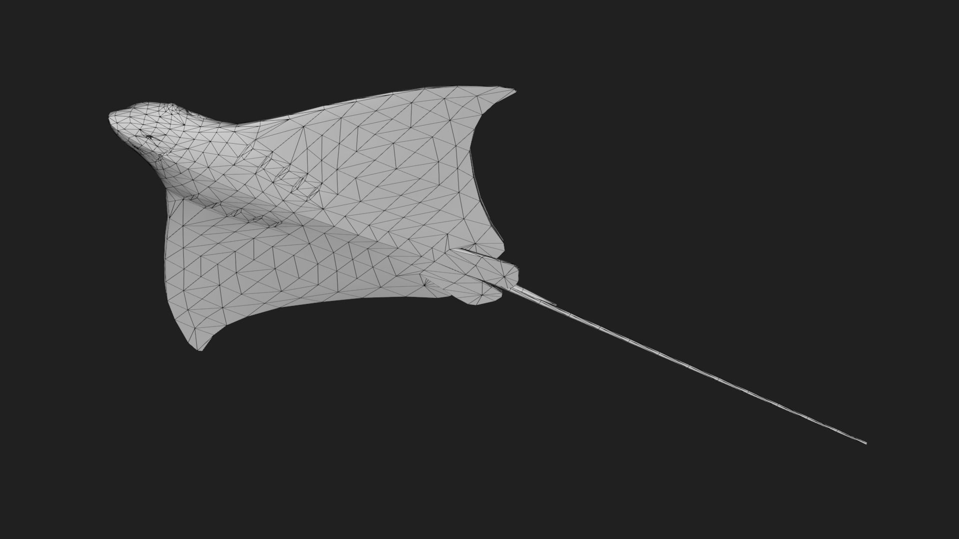 Devilfish Low-poly 3D model_3
