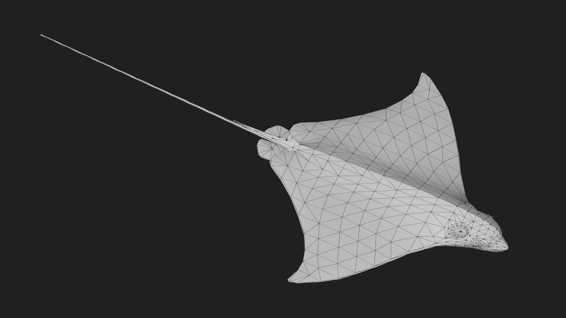 Devilfish Low-poly 3D model_1