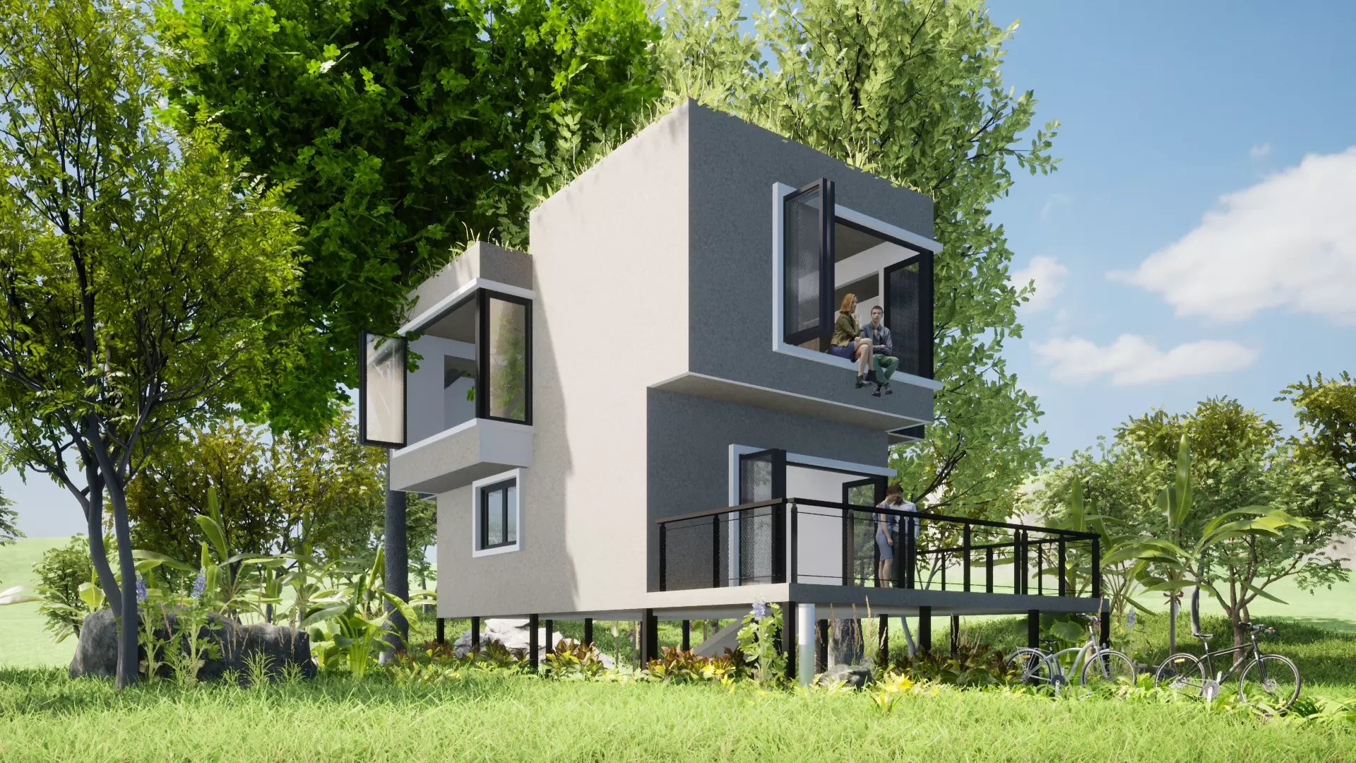 010Smallhouse2f55m2 3D model_0