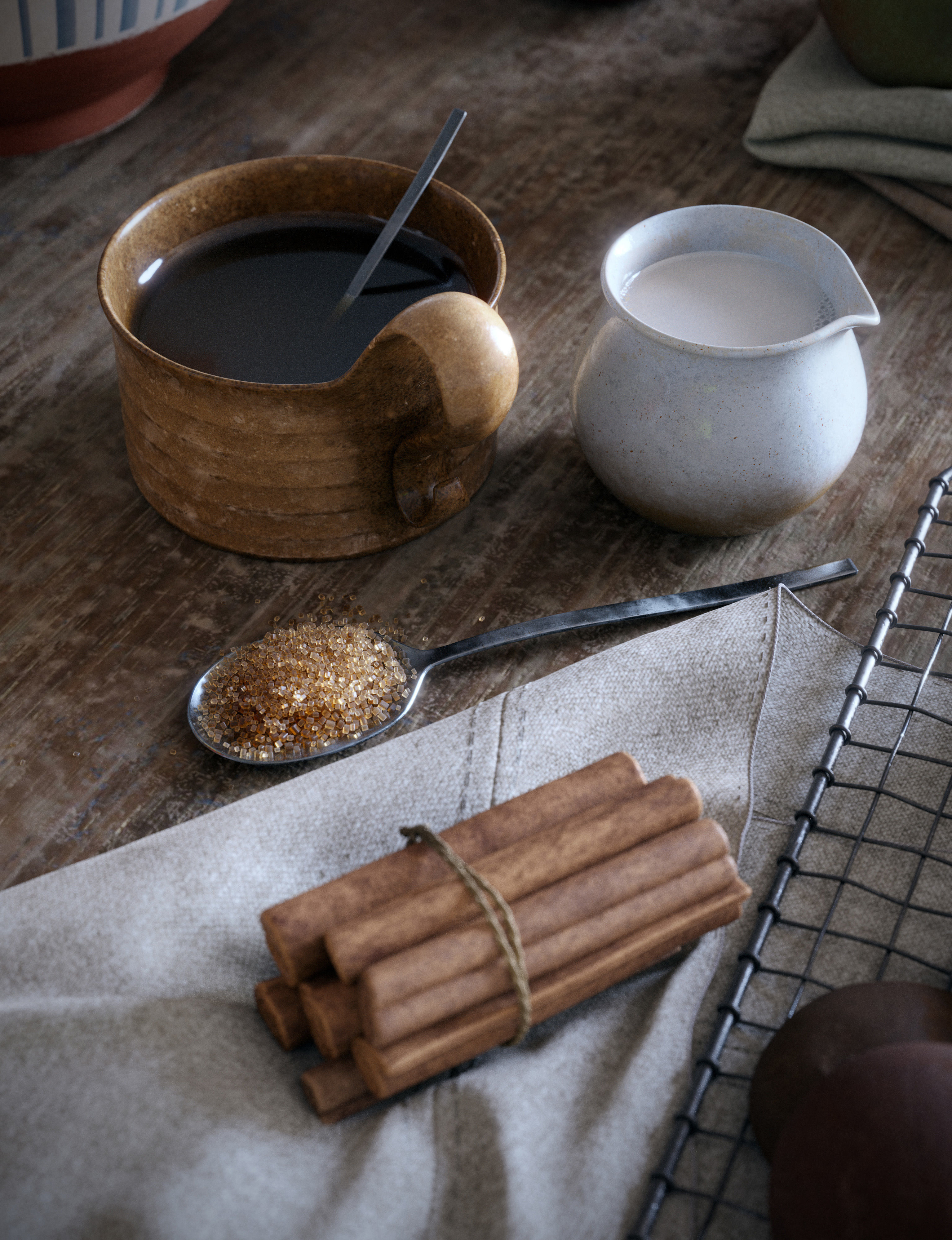 Breakfast food set - 3d scans and 3d models 3D model_1