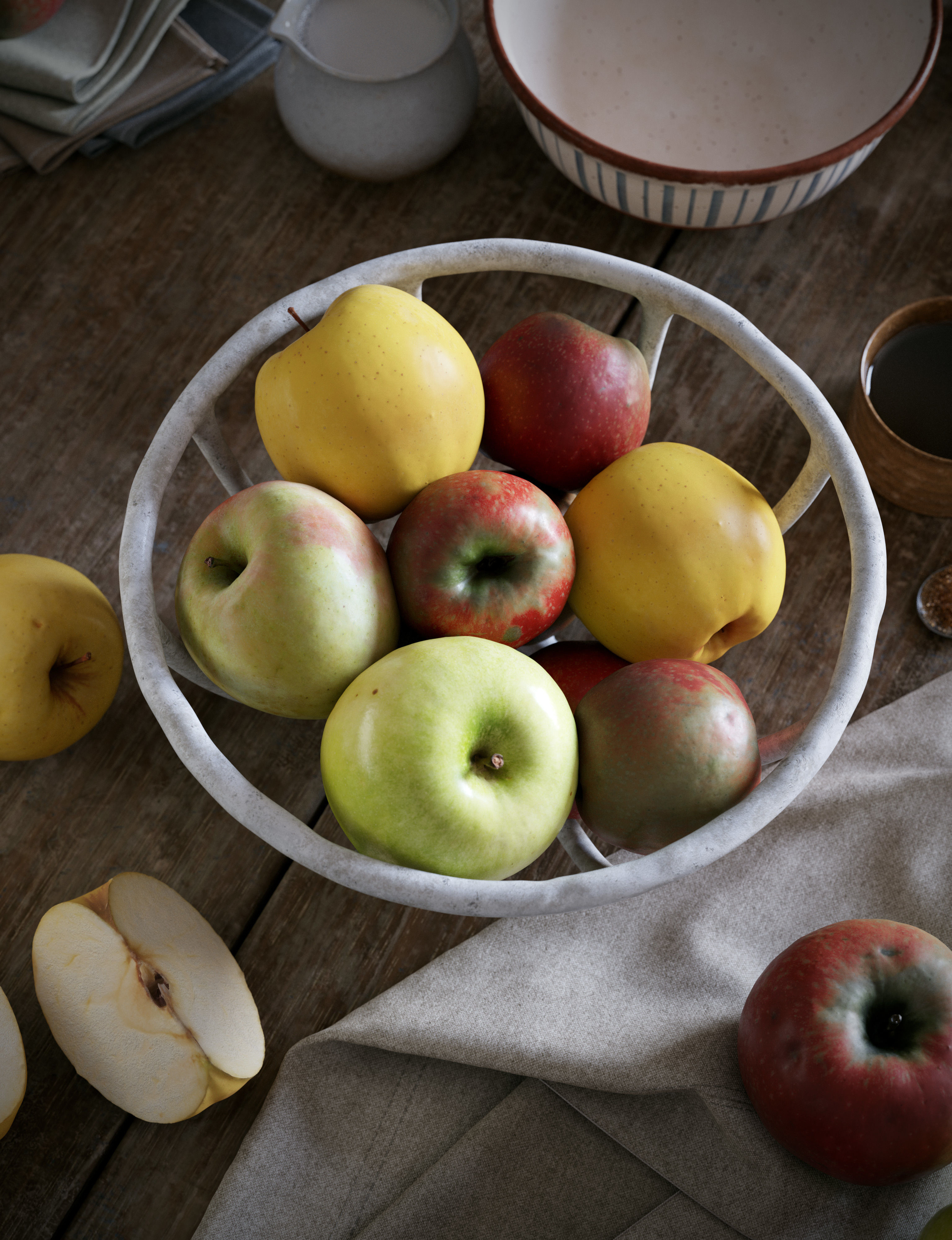 Breakfast food set - 3d scans and 3d models 3D model_4