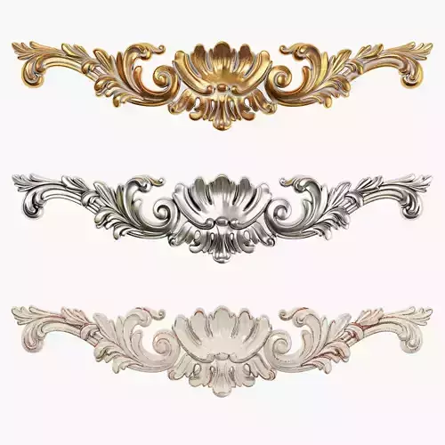 Classic carved 225 3D model