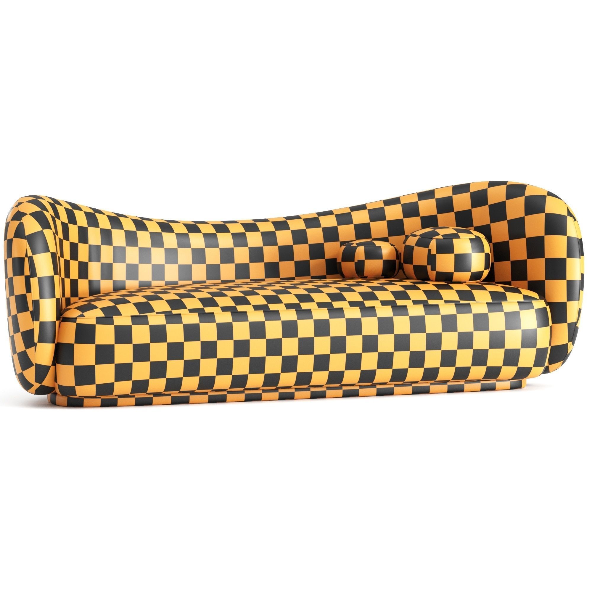 Diane sofa  3D model_3