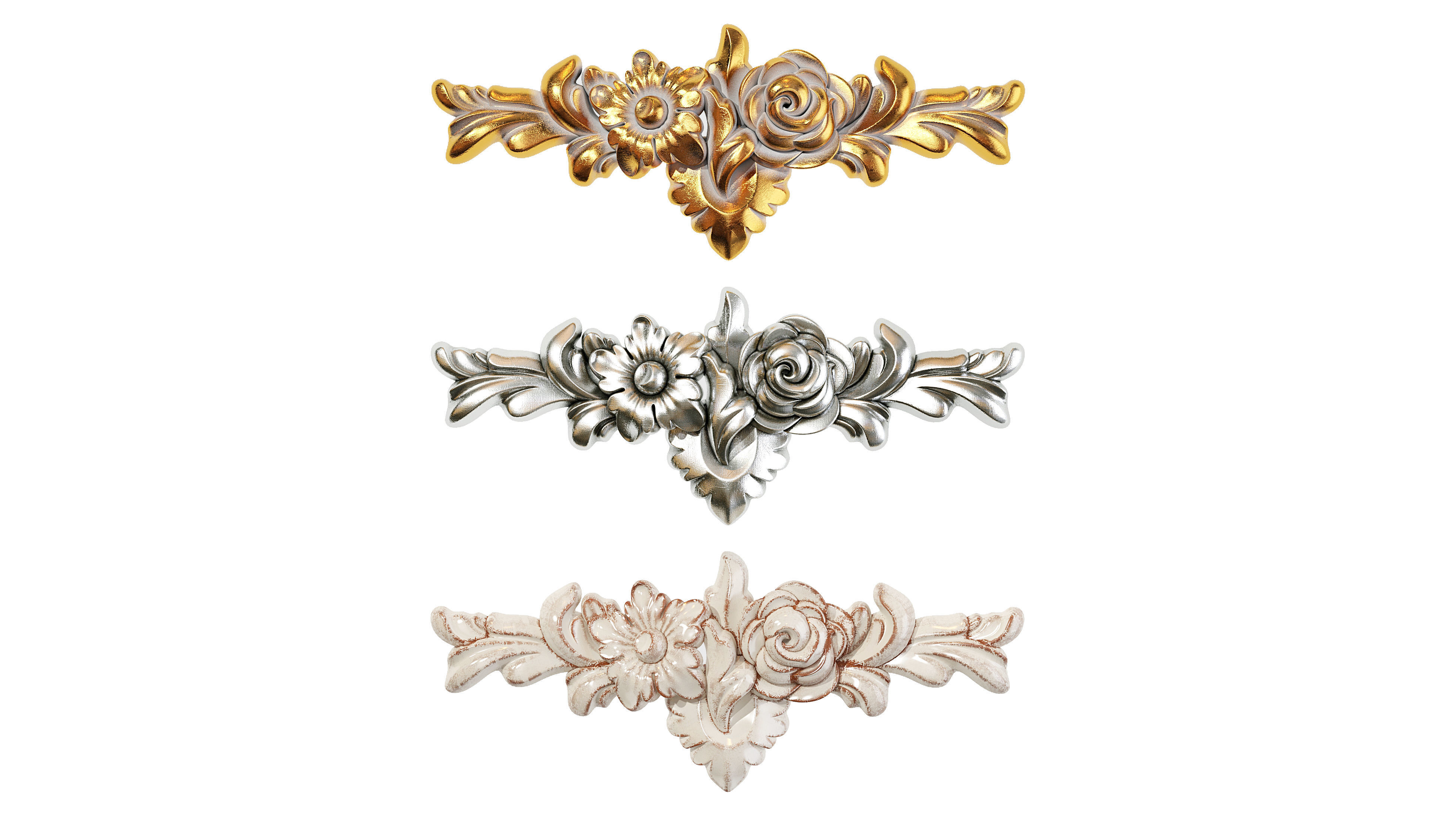 Classic carved 226 3D model_4