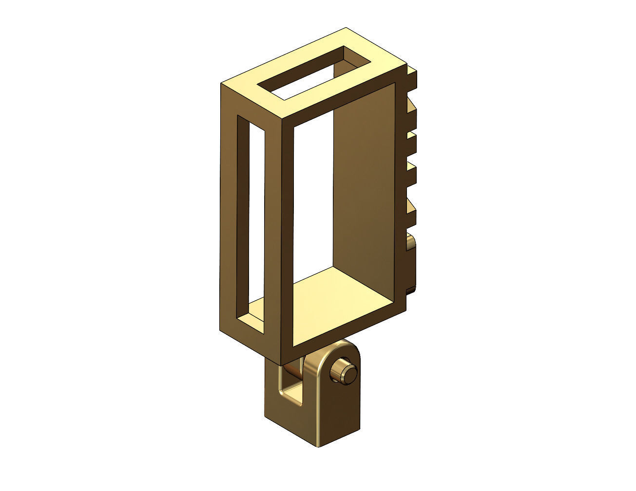 King bail link 3D print model_3