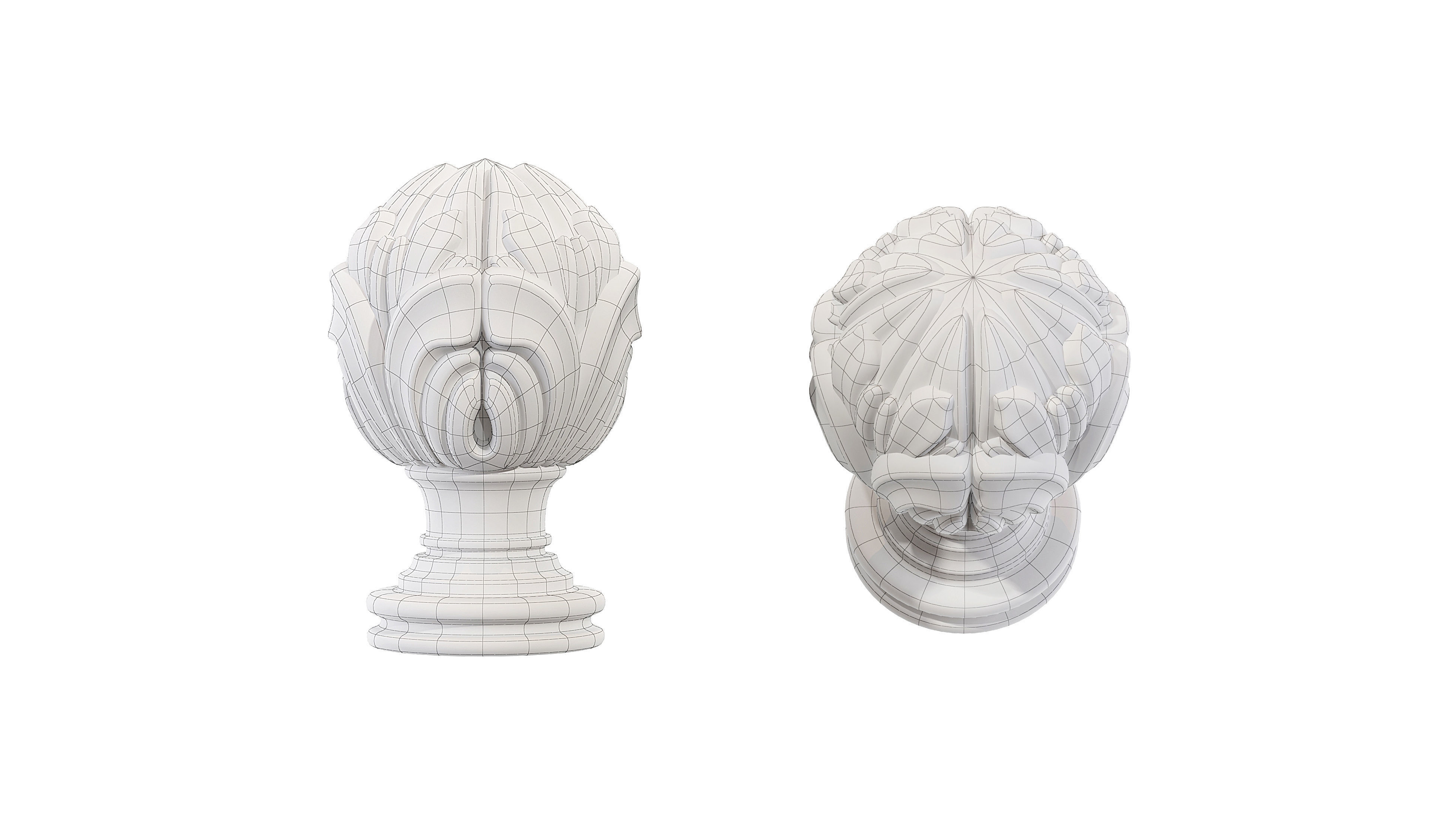 Classic carved 228 3D model_6