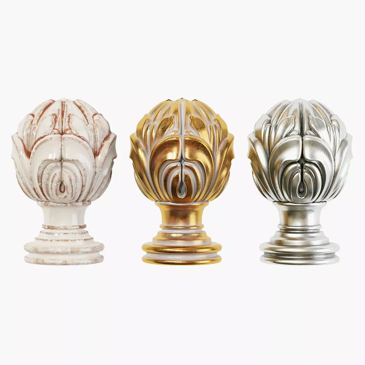 Classic carved 228 3D model_0