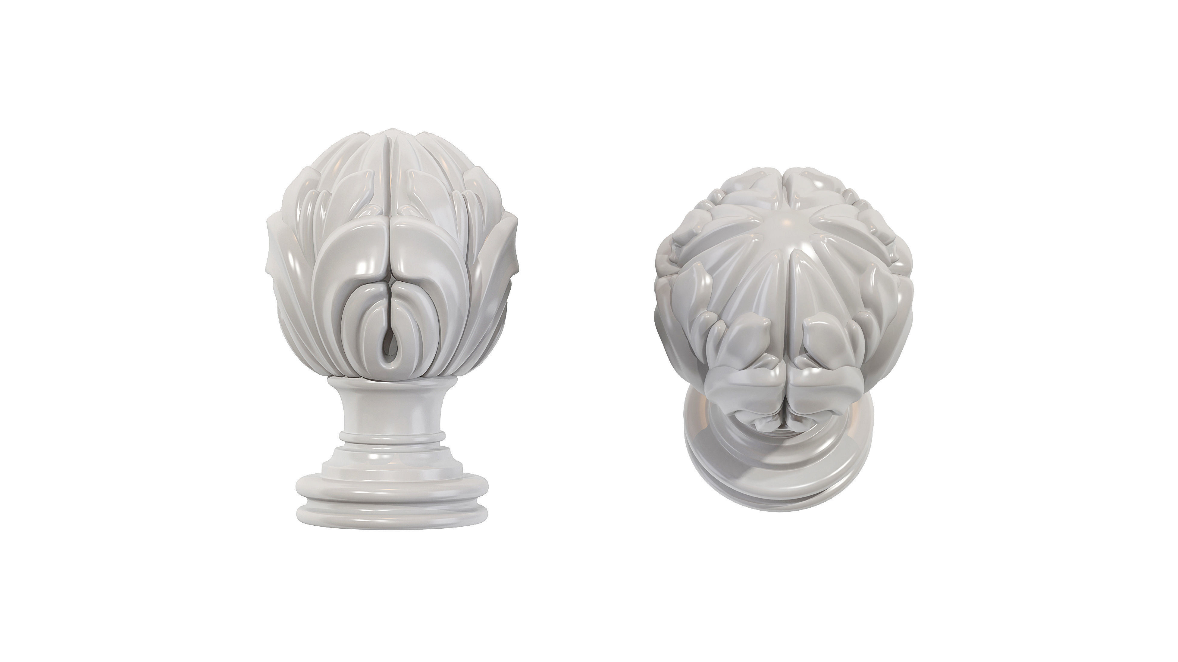 Classic carved 228 3D model_5