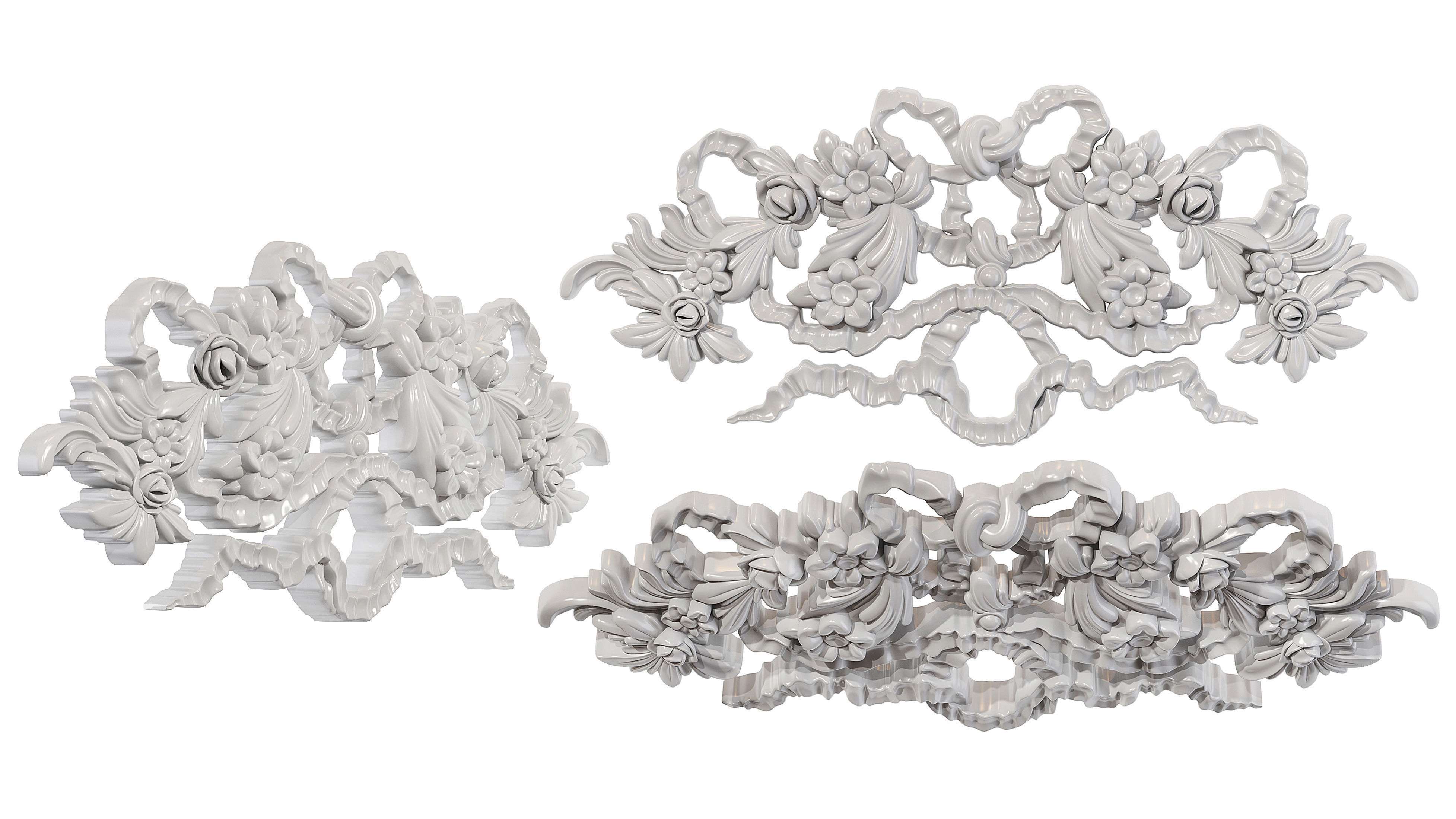 Classic carved 229 3D model_6