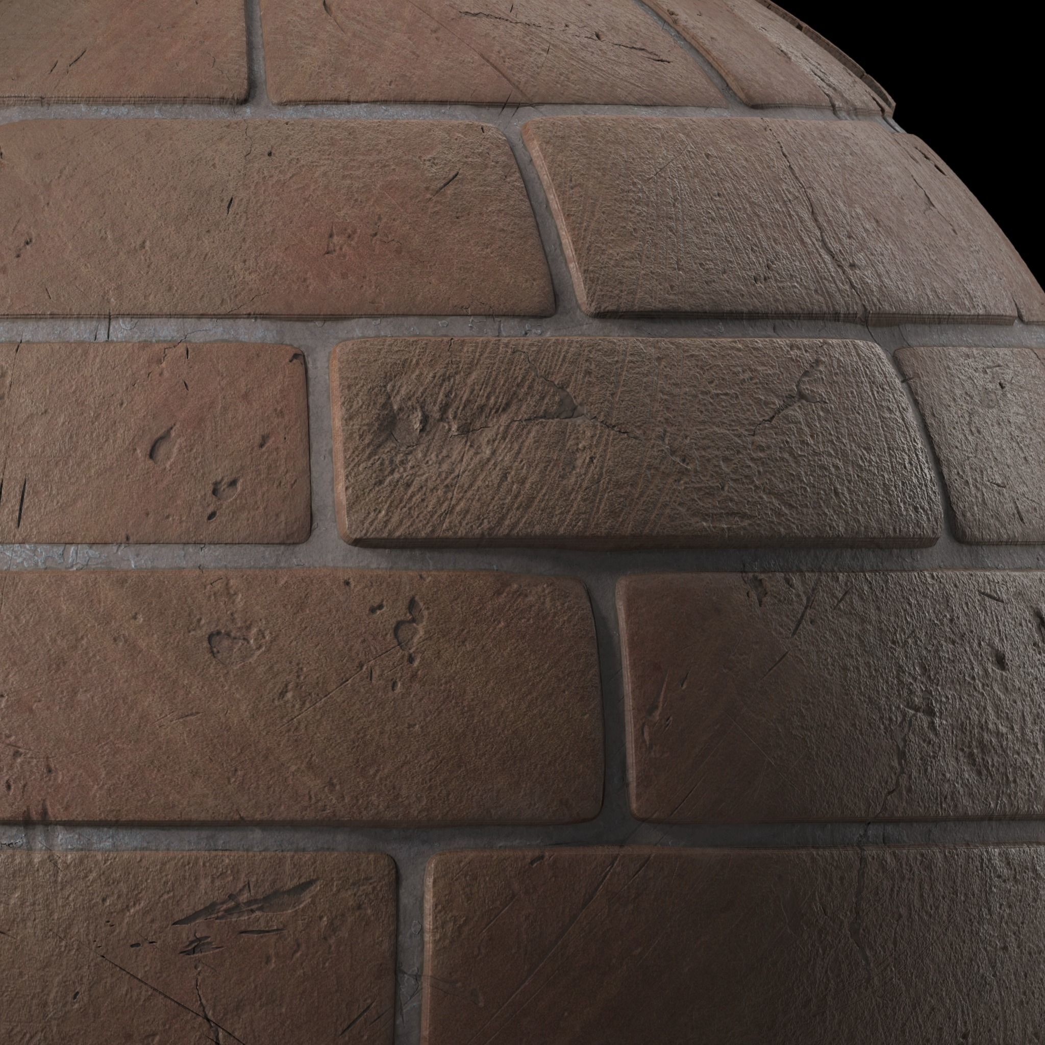Stone Wall Materials 65- Decorative Stone Sbsar Pbr 4k Seamless Texture_5