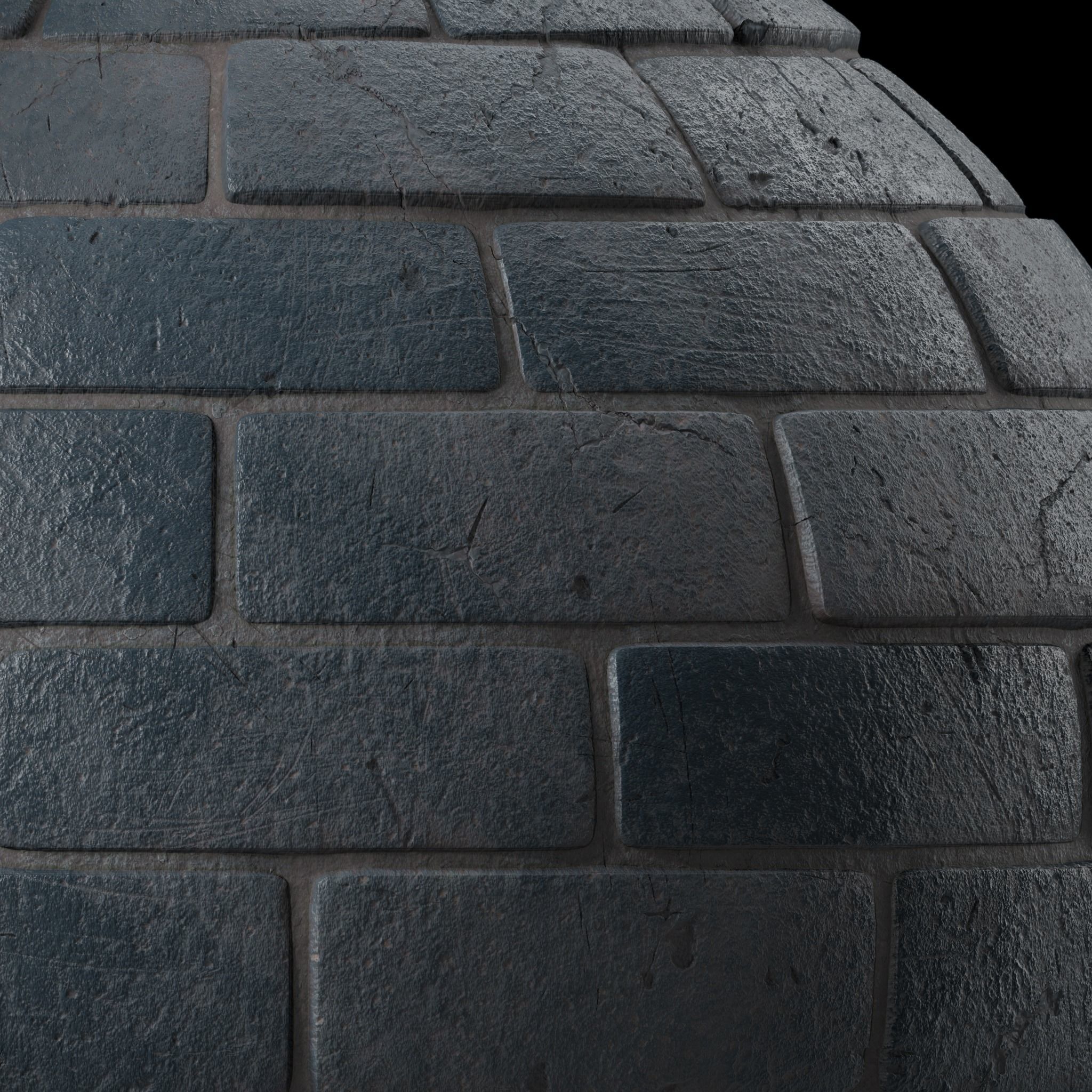 Stone Wall Materials 65- Decorative Stone Sbsar Pbr 4k Seamless Texture_2