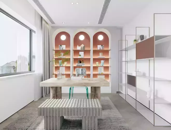 villa Home decoration Modern Study