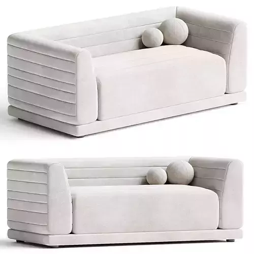 Contemporary Modern Ivano Loveseat sofa 