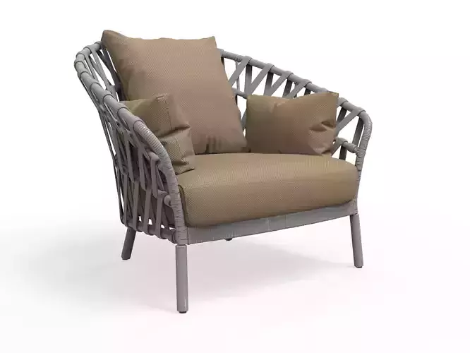Emma Cross Chair  3D model
