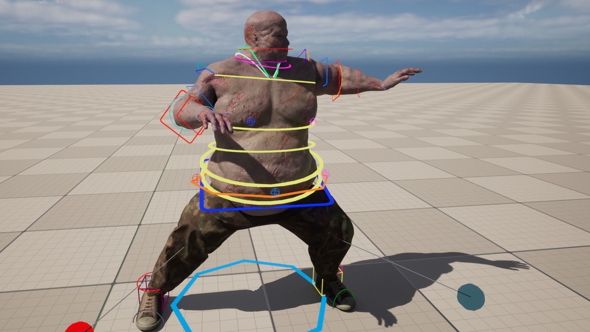 Mutant 01F   Low-poly 3D model_12