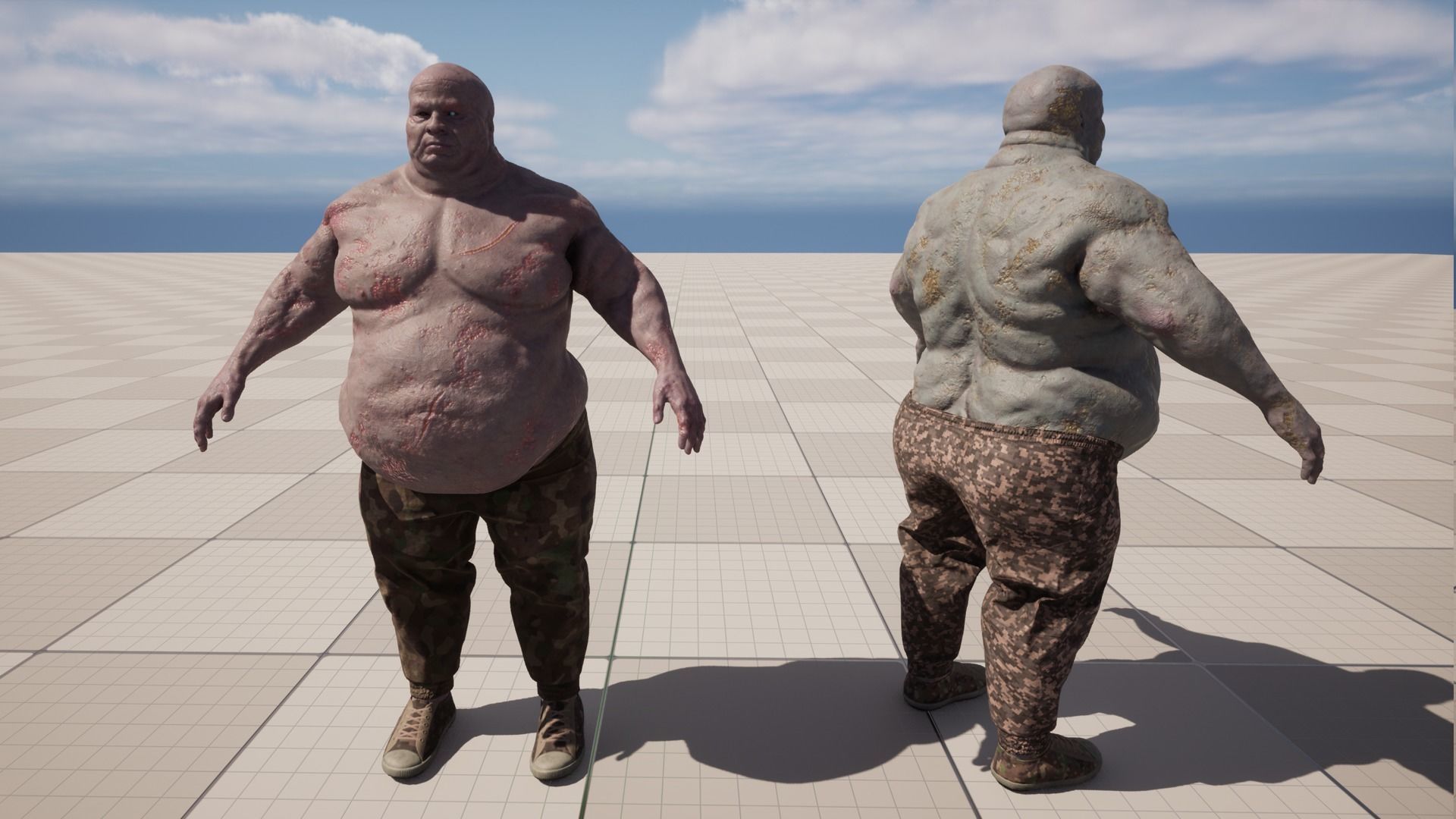 Mutant 01F   Low-poly 3D model_10