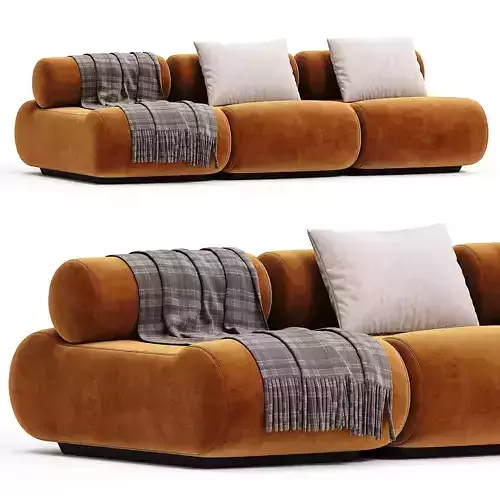 Sofa Corbi Trio by COR 3d model 3D model