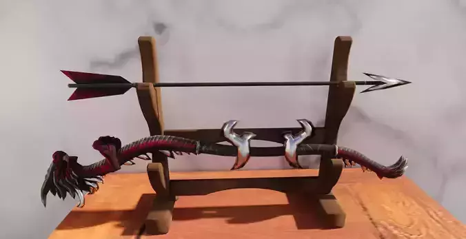 LUNARFIRE BOW 3D model