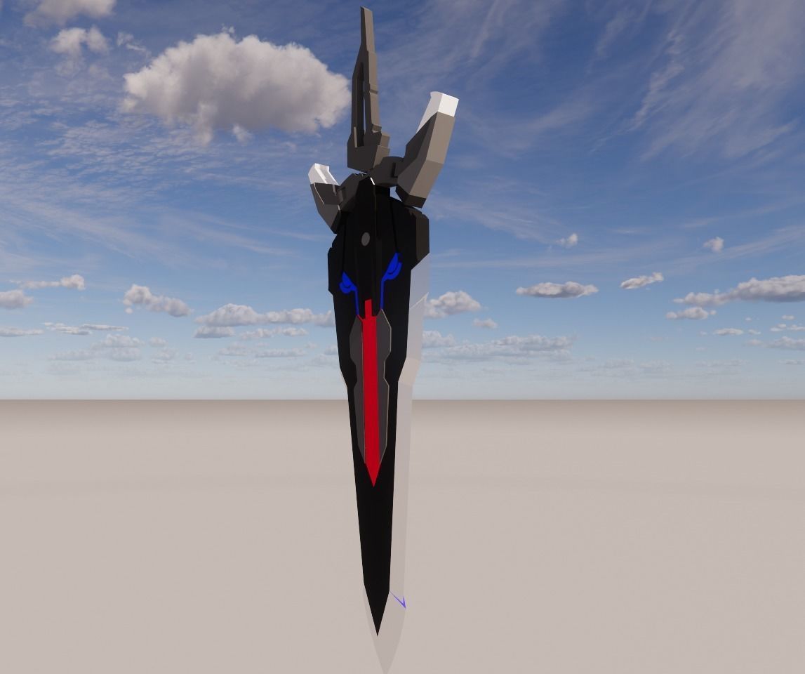 SUBARASHI GUNDAM SWORD 3D model_2