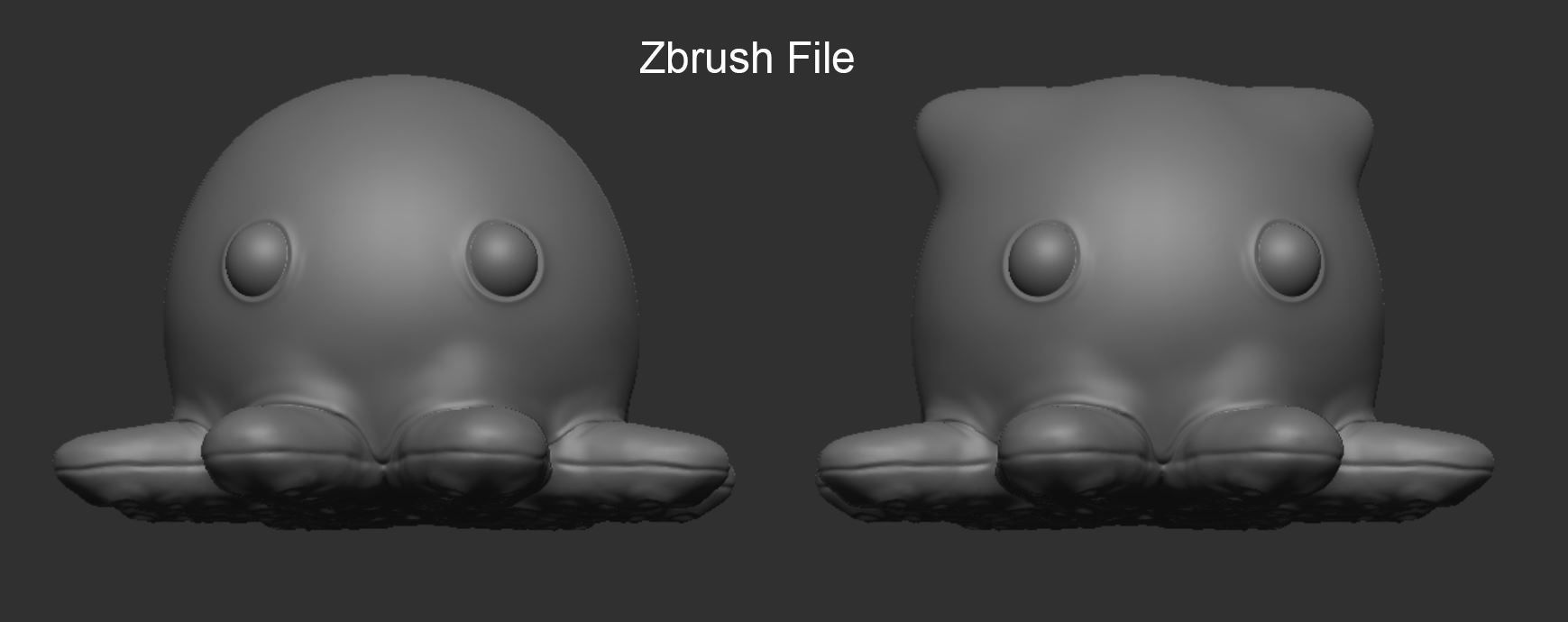 Cute Octopuss 1  - Animated Low-poly 3D model_18