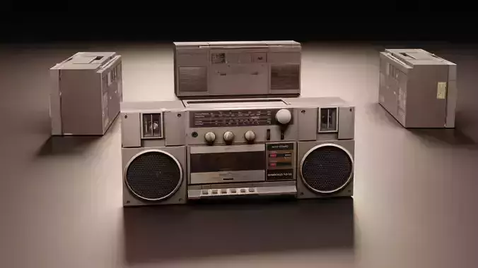 Old Radio Cassette Player